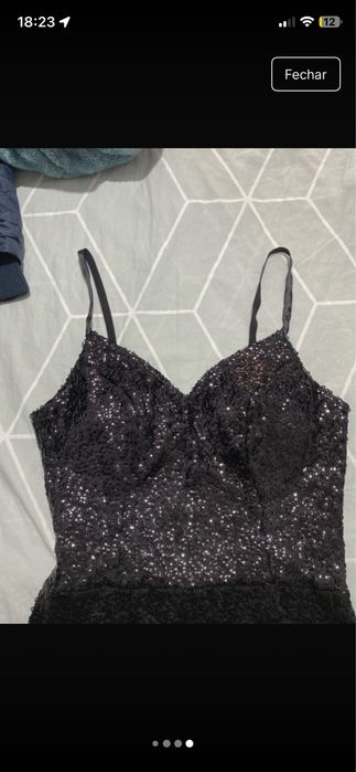 Vestido em lntejoulas paetes