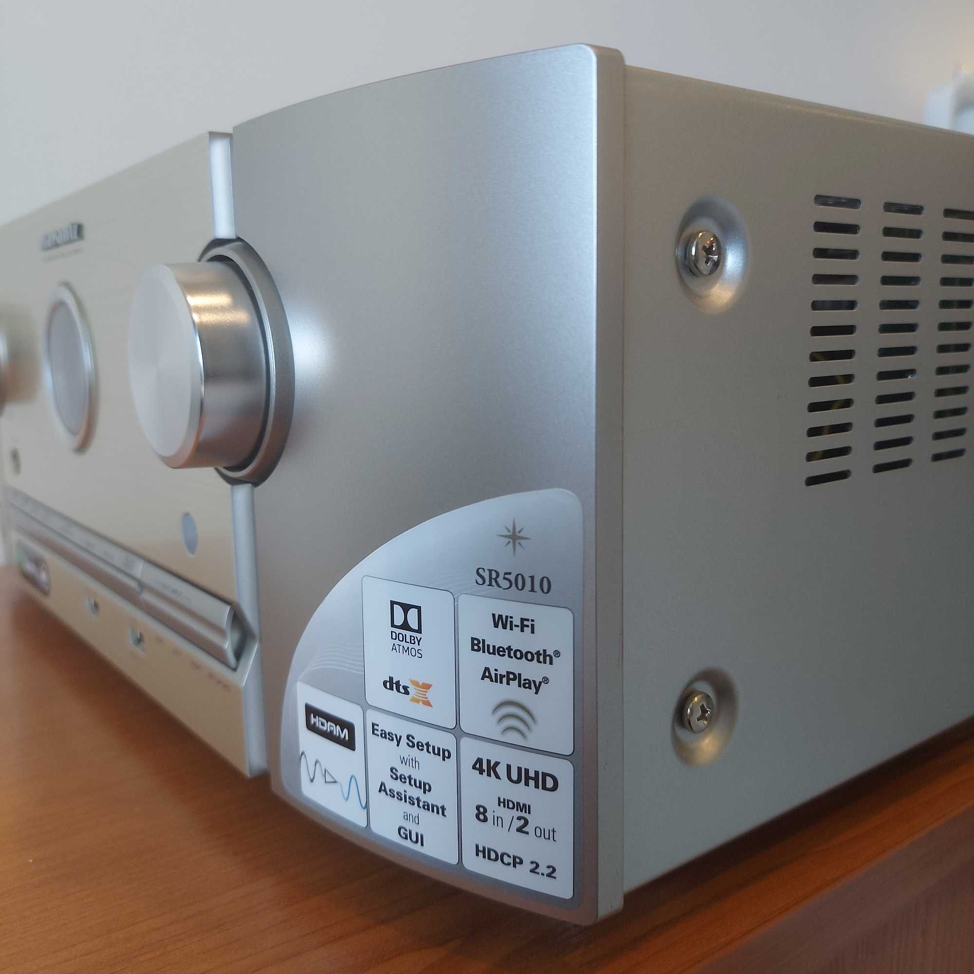 Amplituner Kina Domowego Marantz SR5010 Dolby Atmos 5.1 7.1