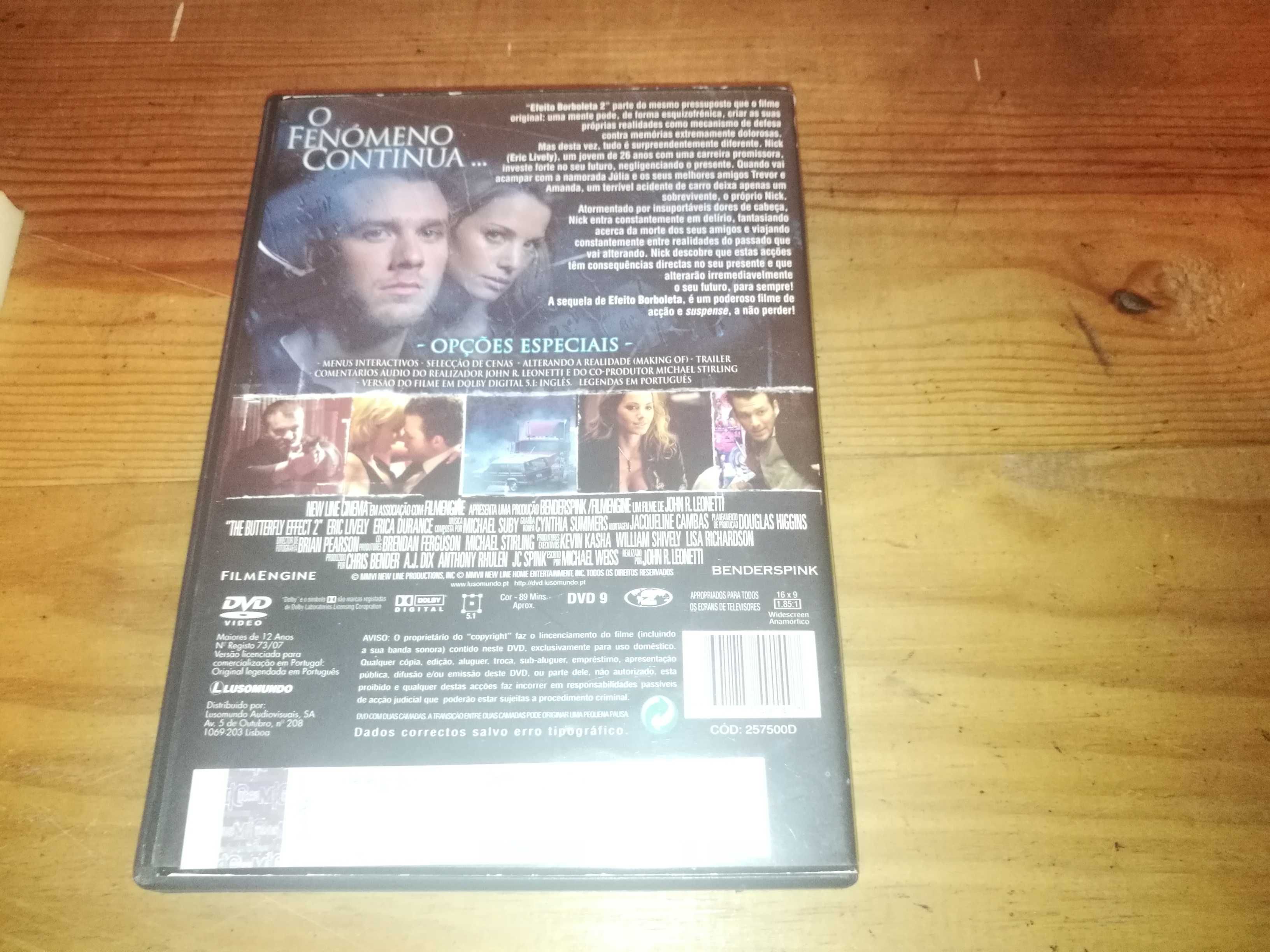 EFEITO BORBOLETA 2 DVD (legendagem em Português)