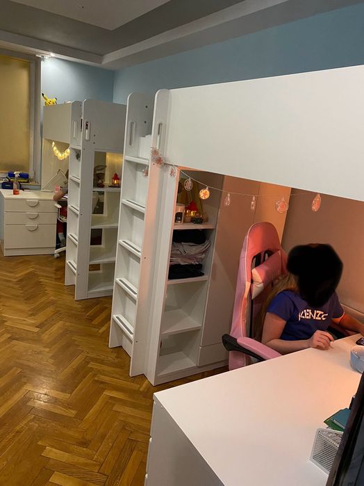 Łóżko biurko szafa Ikea