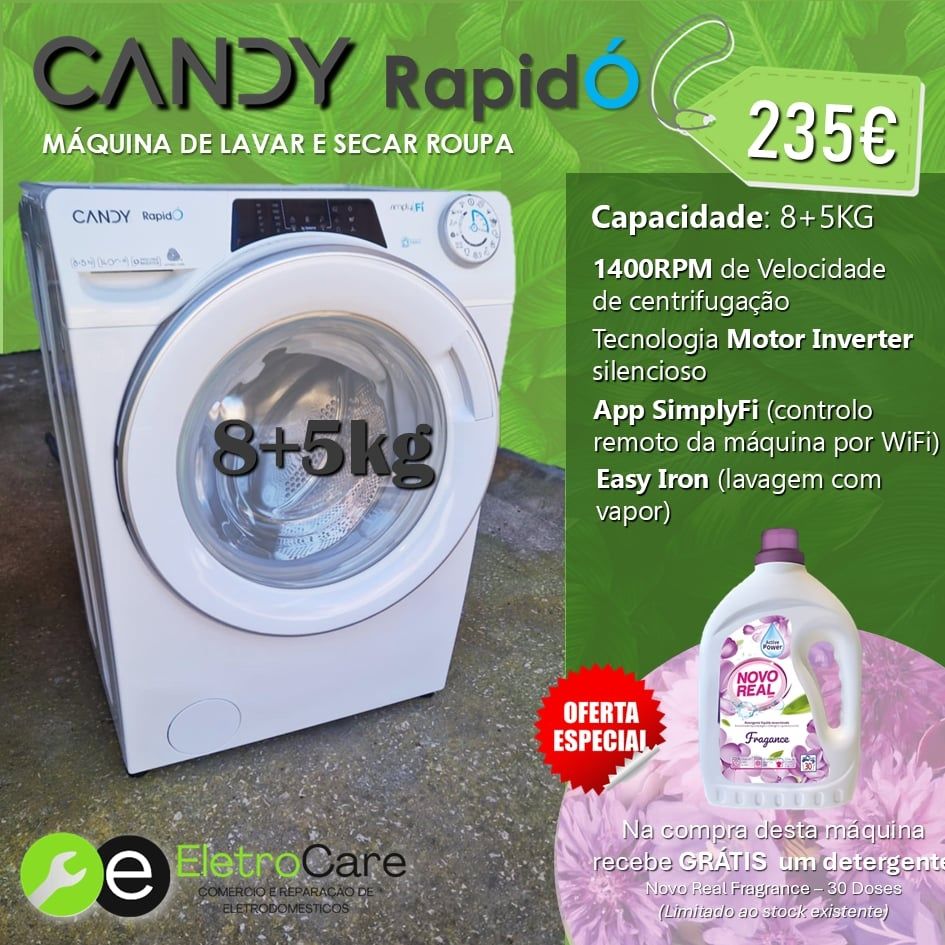 Máquinas de lavar roupa RECONDICIONADAS (COM ENTREGA E GARANTIA)