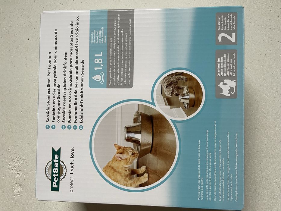 Pet Safe Fontanna poidełko dla kota/ psa stal nierdzewna nowa