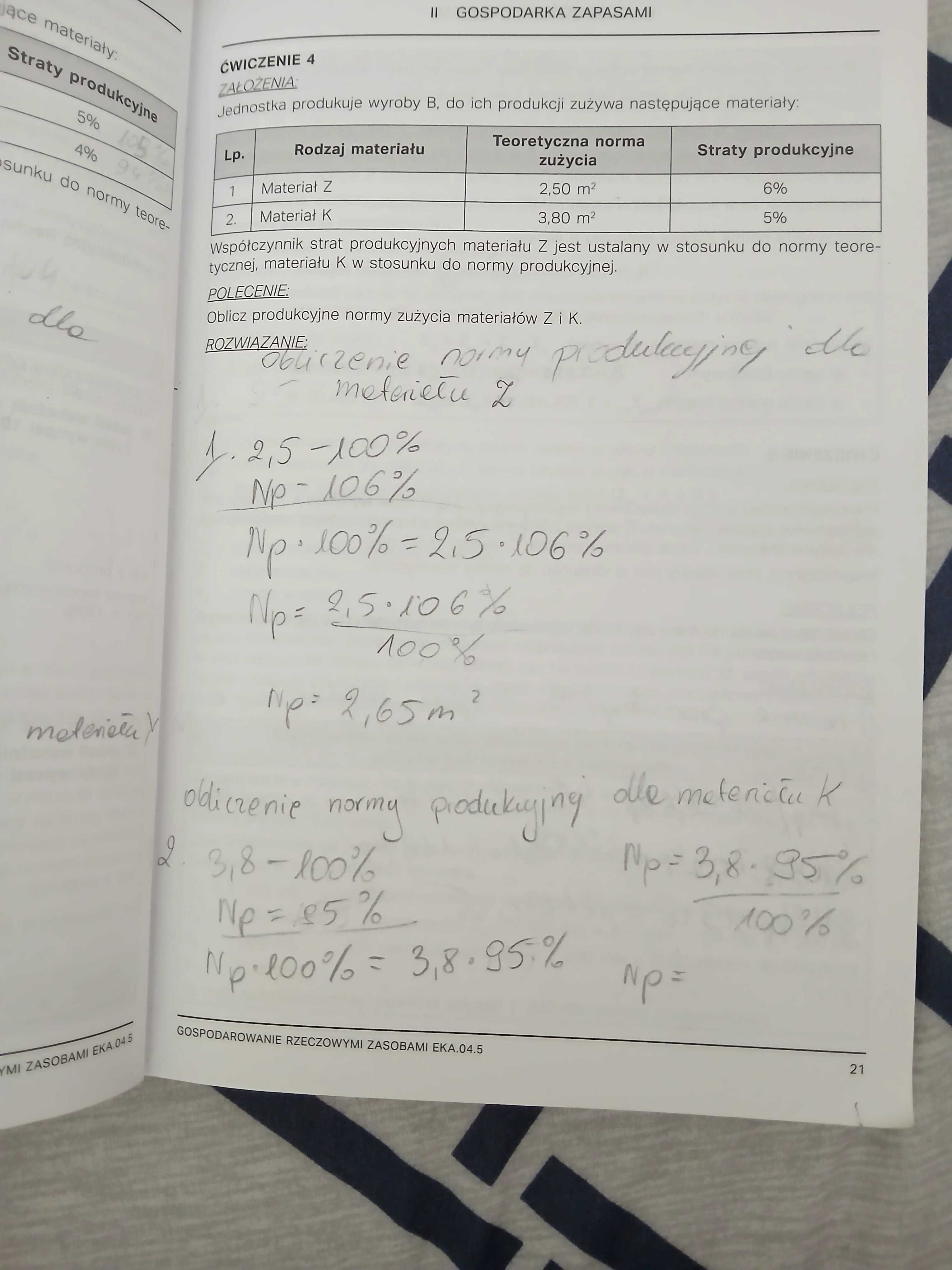 Gospodarowanie zasobami rzeczowymi EKA.04.5