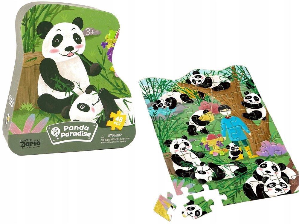 Puzzle Panda Las Bambusowy 48 Elementów Marka niez