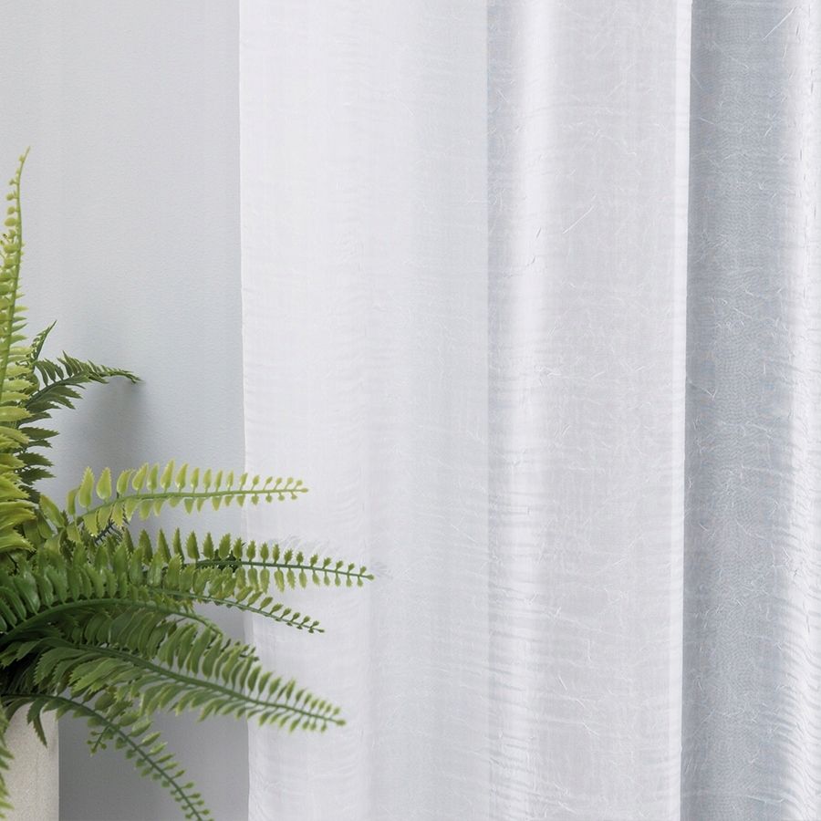 Firana gotowa z woalu kresz wys 230x190cm z taśmą, elegancki design