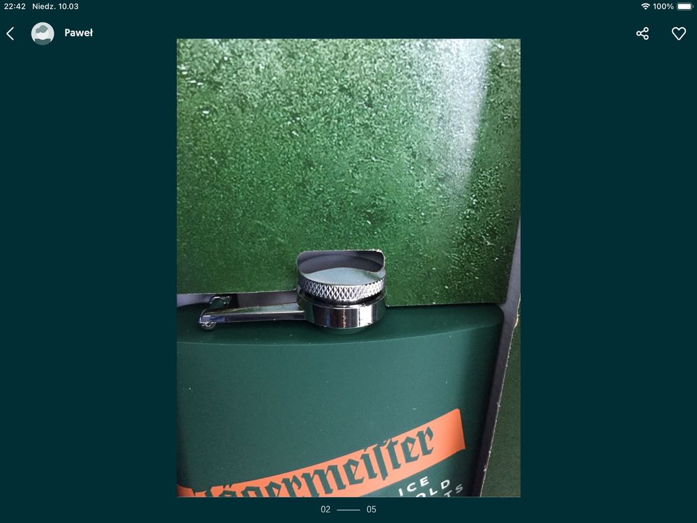 Jagermeister nowy pojemnik metalowy dla konesera 3 sztuki