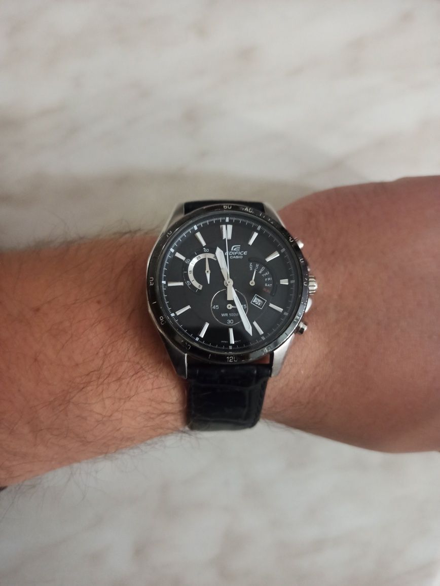 Часы Casio Edifice EFR 510 chronograp, годинник качио хронограф