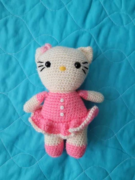 Nowe 2 HelloKitty na szydełku