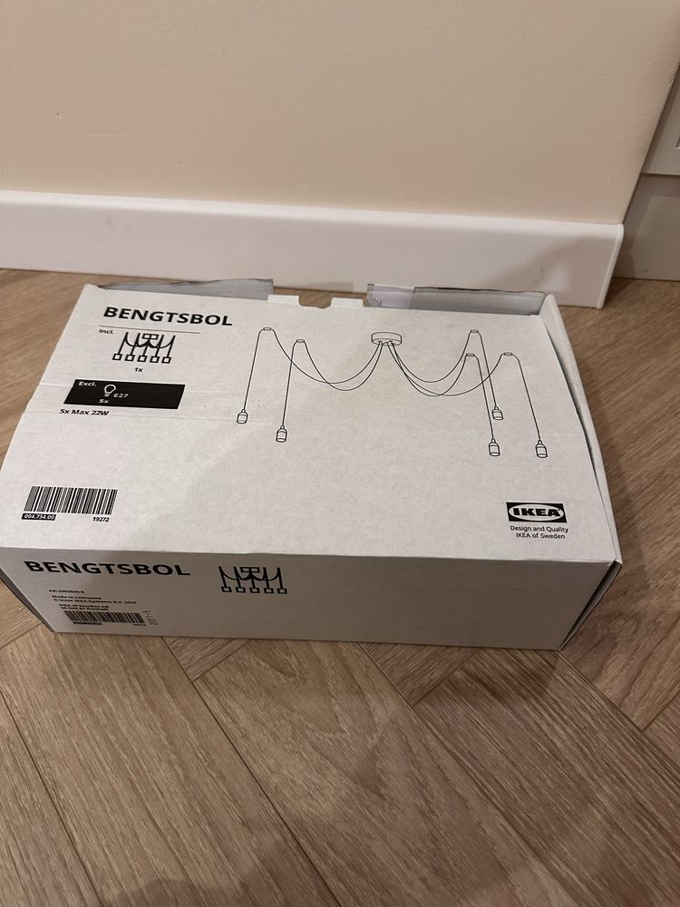 Lampa nowa ikea BENGTSBOL pająk