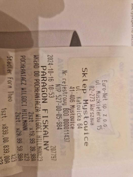 Pochłaniacz wilgoci theo