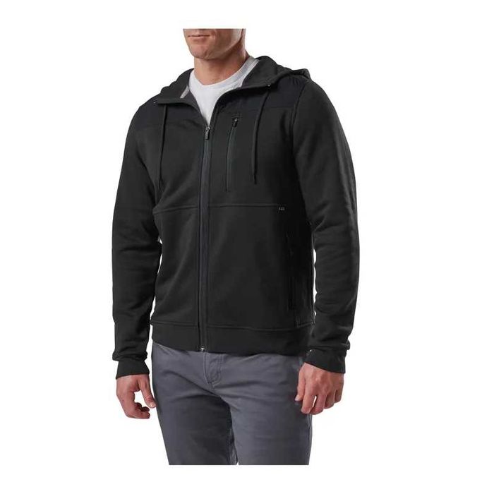 Кофта з капюшоном 5.11 tactical "arms full zip jacket" black