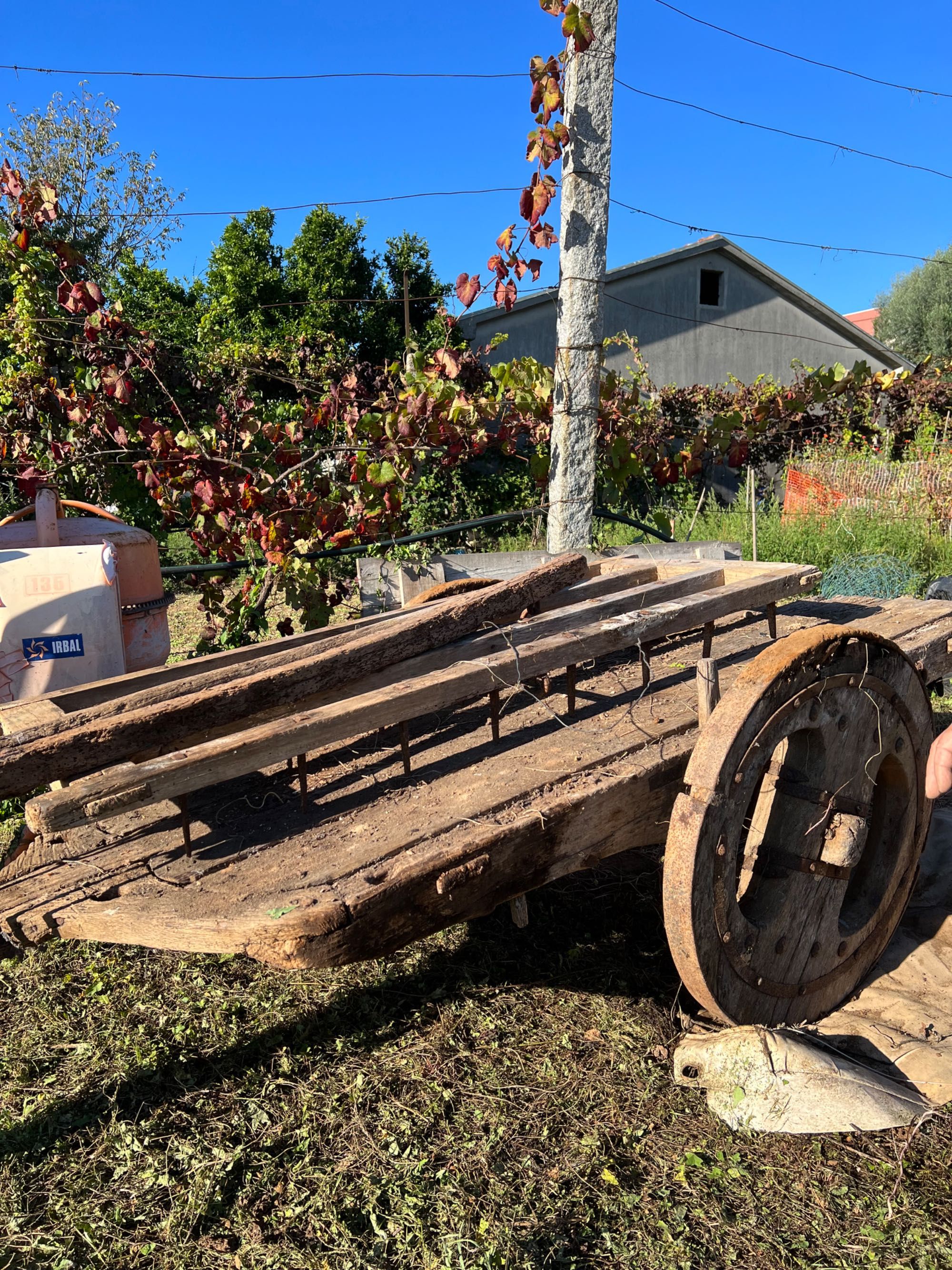 Carro de Bois Antigo + Grade