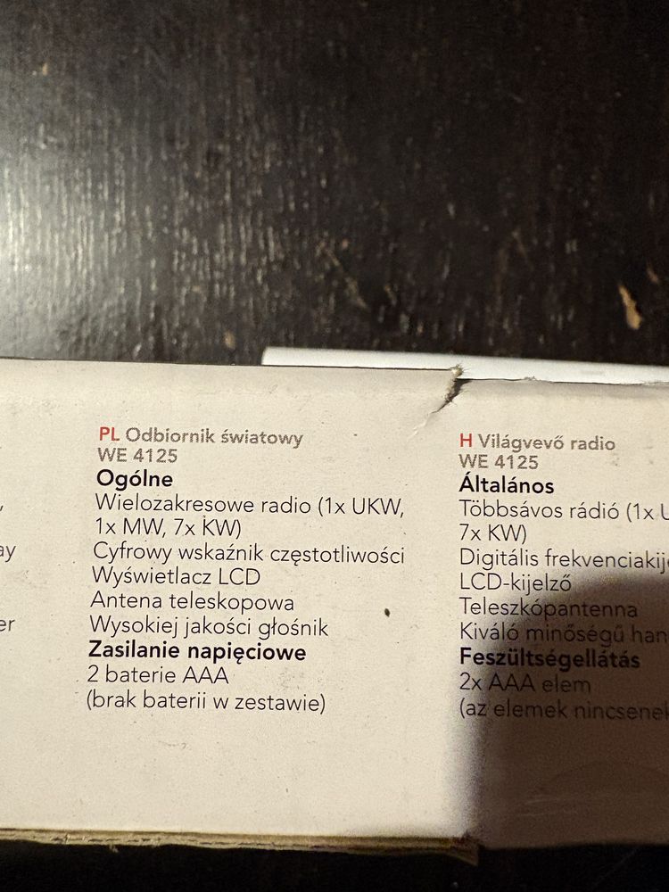 Mini radio AEG WE4125 jak nowe!