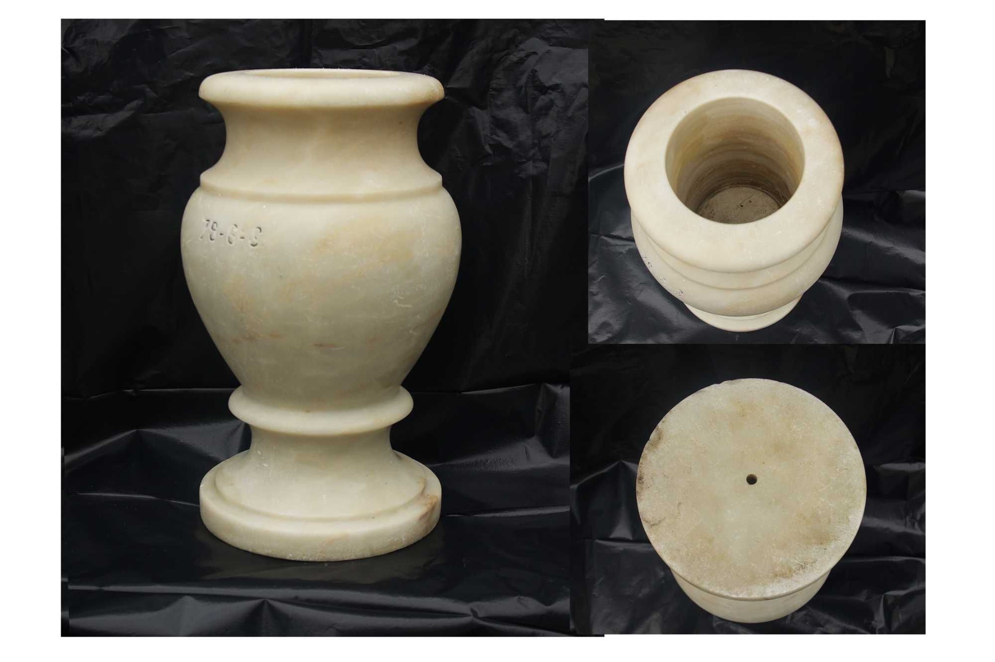 Vaso de mármore 40 cm altura