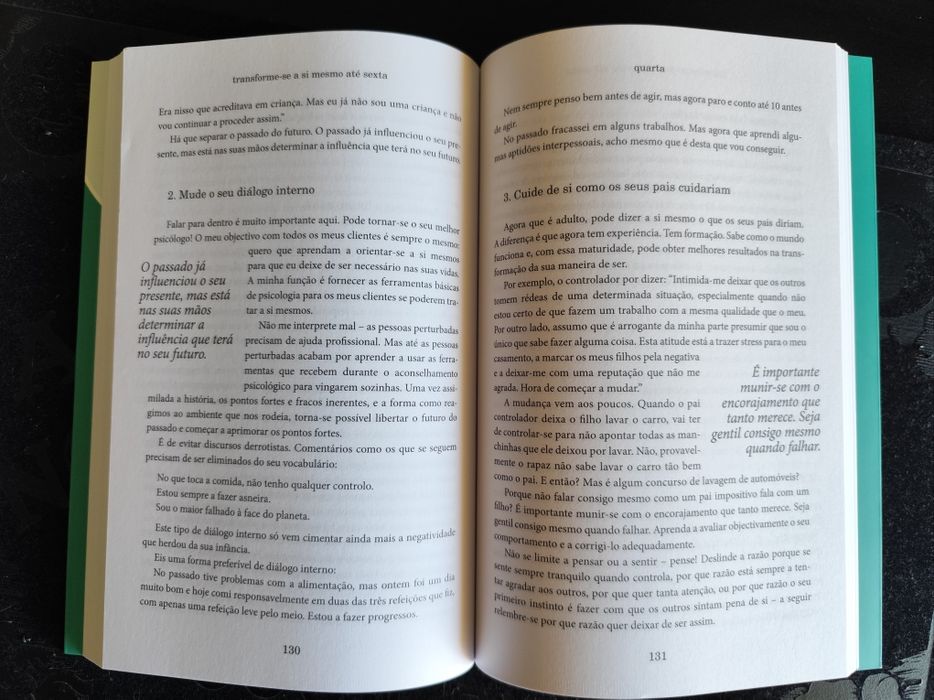 Livro "Transforme-se a Si Mesmo Até Sexta"