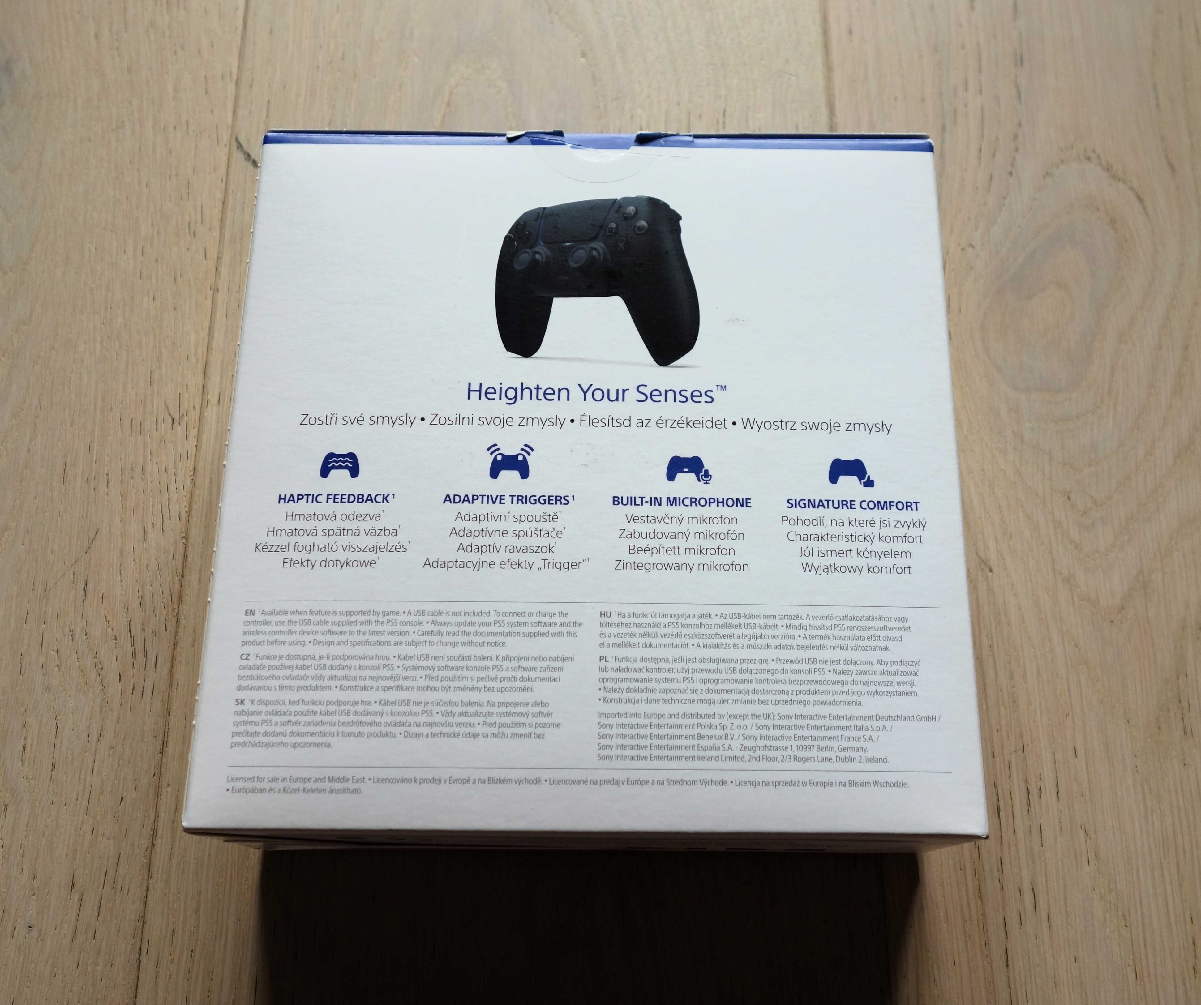 NOWY Kontroler oryginalny SONY DualSense Czarny Dla PS5