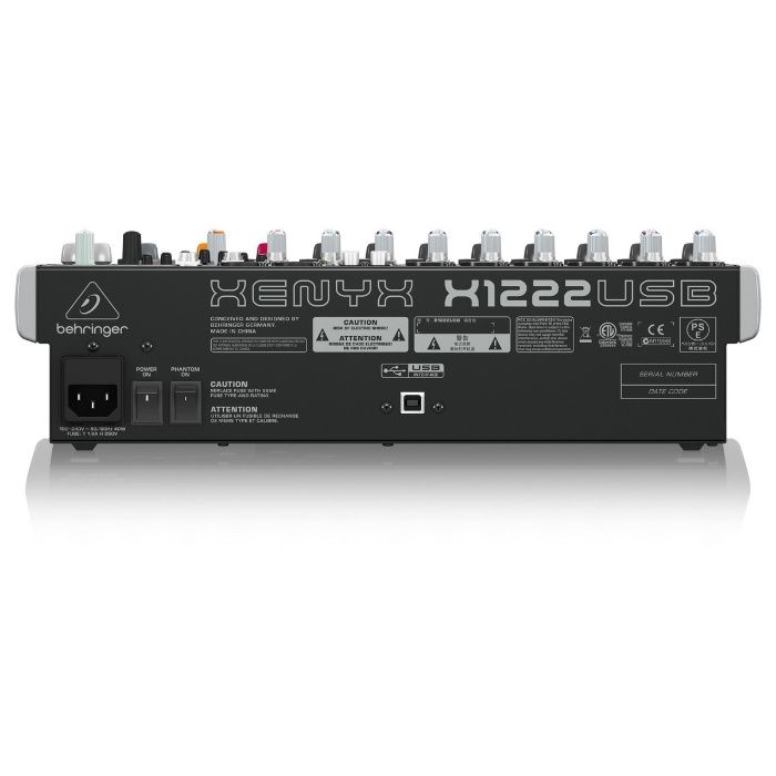 Mesa mistura Behringer XENYX X1222USB (nova)