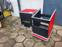 RACK CASE COMBO 12U + 4U , 1x szyna - 61cm nakładka / FAKTURA
