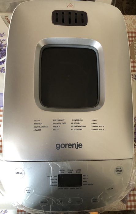 Хлебопечь Gorenje BM 1600 WT