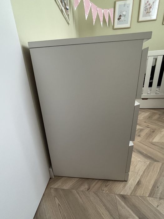 Komoda Ikea malm biała 6 szuflad