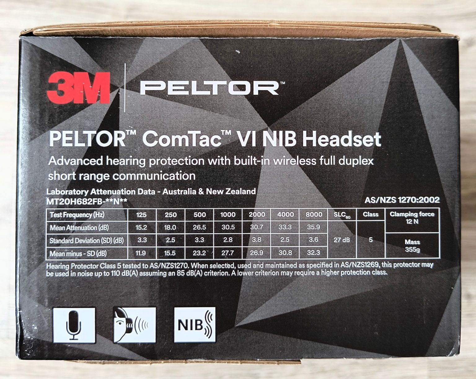 Aktywne słuchawki PELTOR™ ComTac™ VI NIB Headset