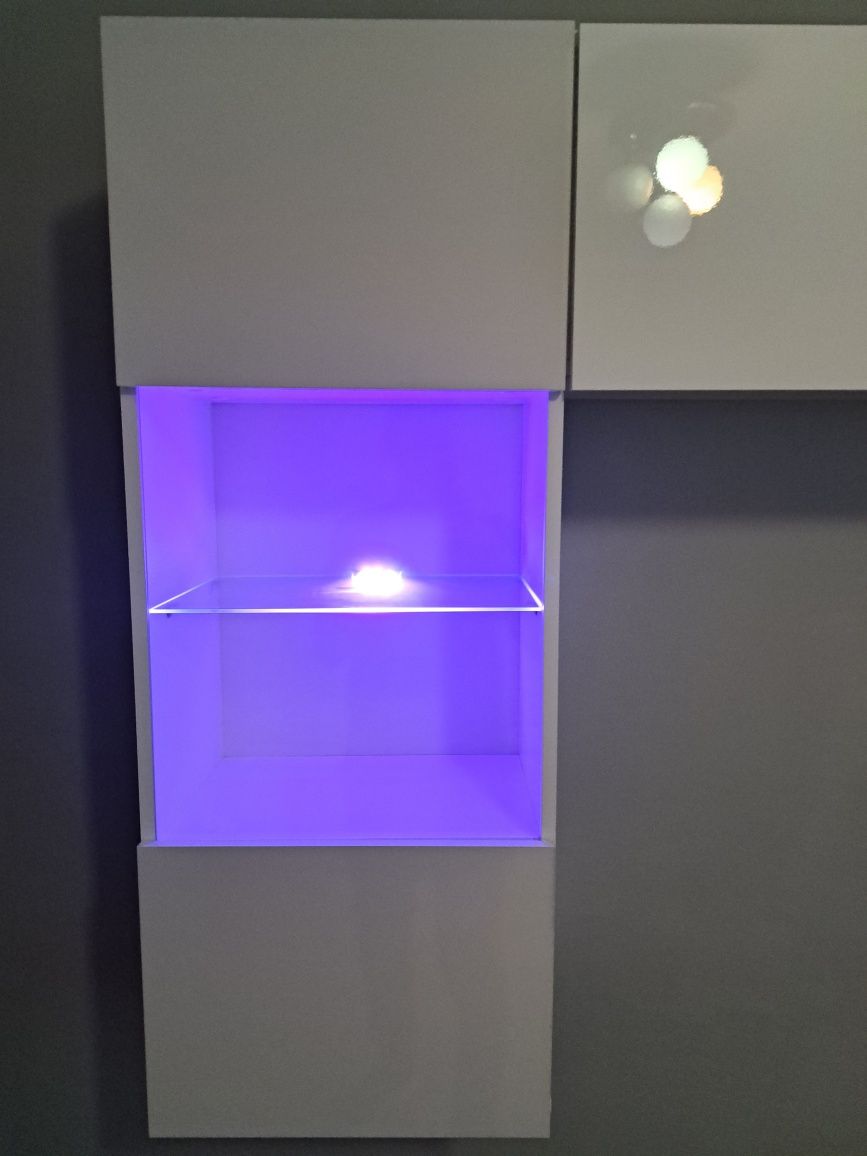 Meble wiszące+multi kolor LED