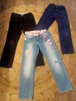 Zestaw spodni jeansów H&M 122