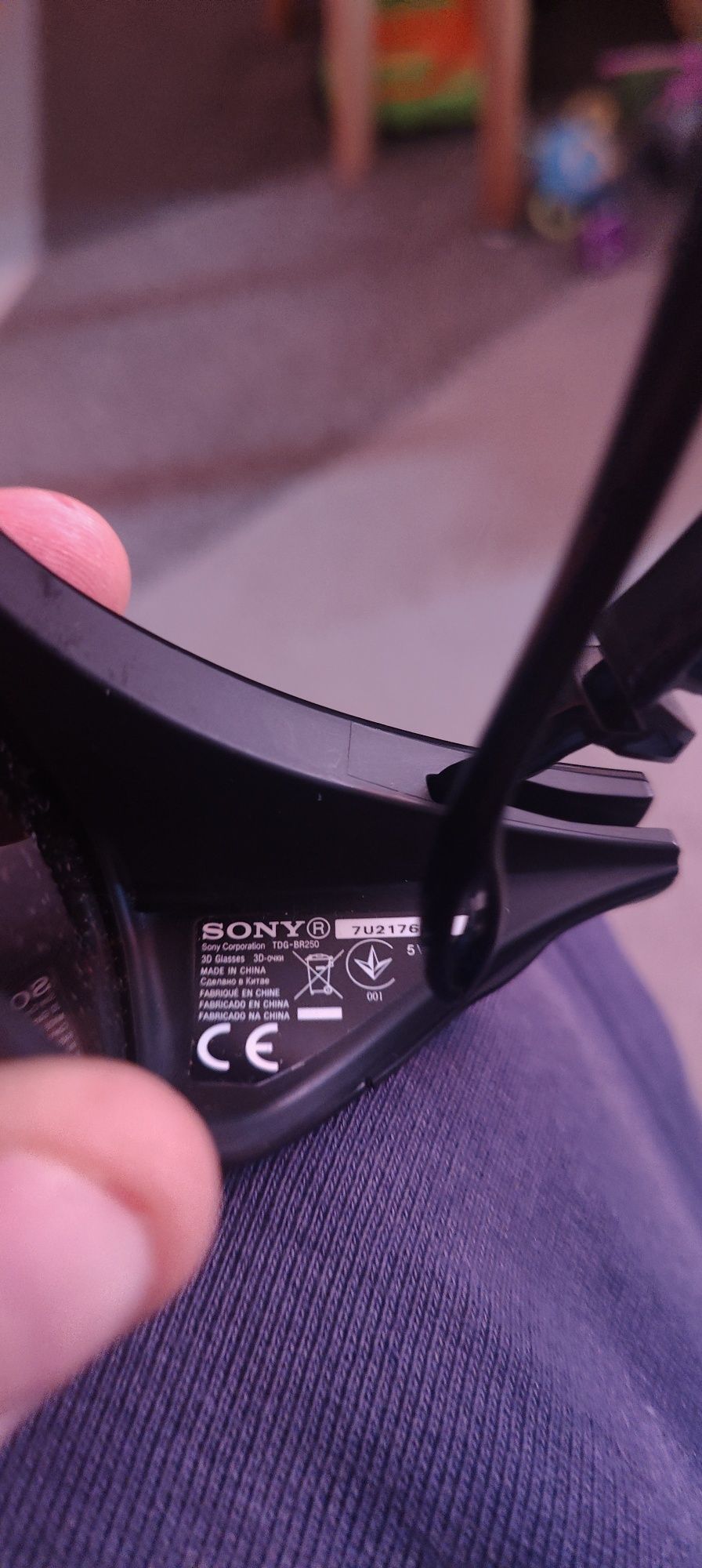 2x SONY Okulary 3D aktywne TDG-BR250