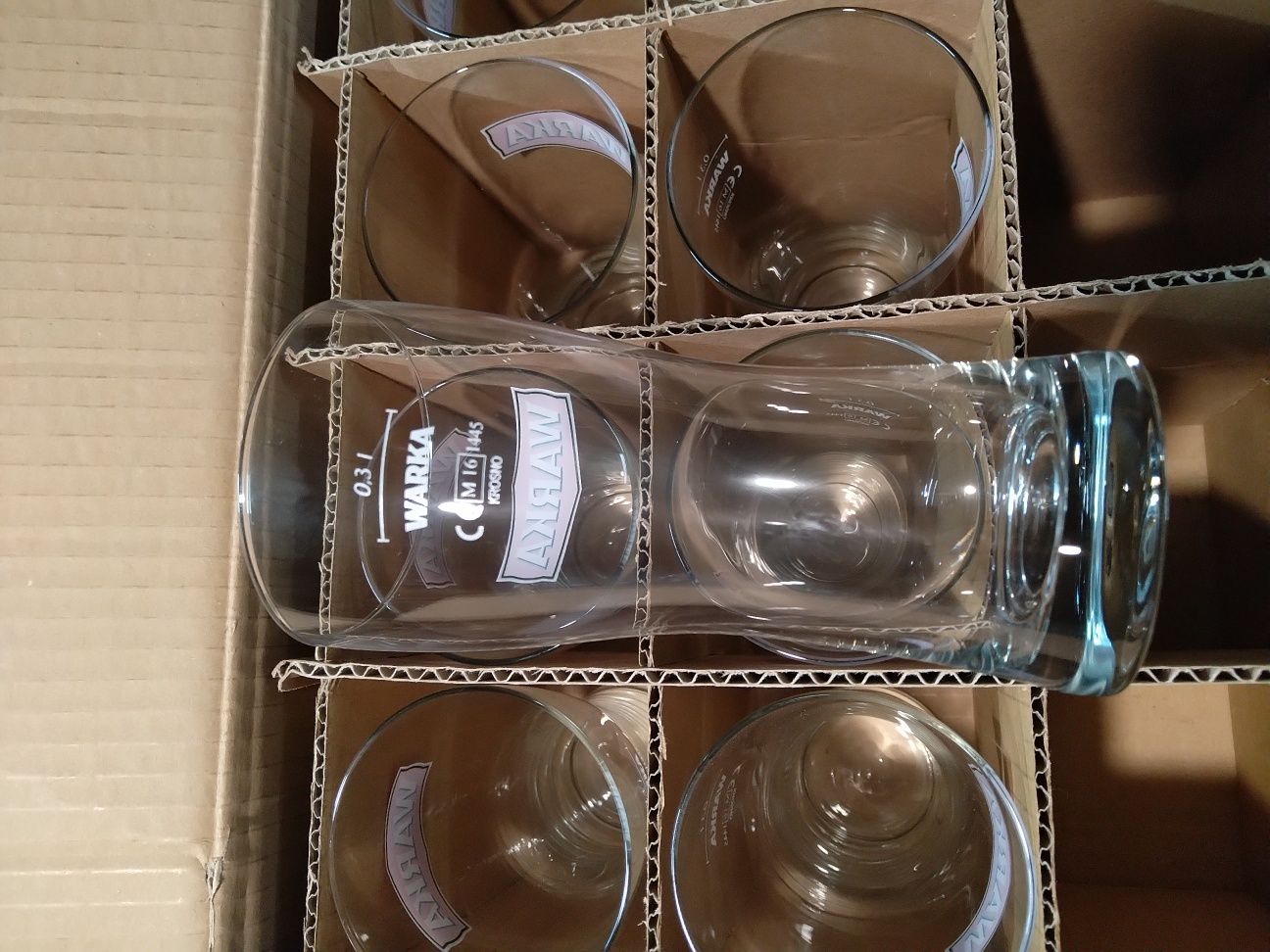Szklanka szklanki na piwo Warka 300ml