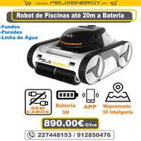Robot de Piscina Bateria Limpa Fundo, Paredes, Linha de Água X-Warrior