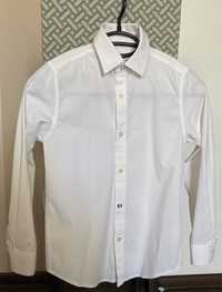 Белая рубашка для мальчика в школу 8