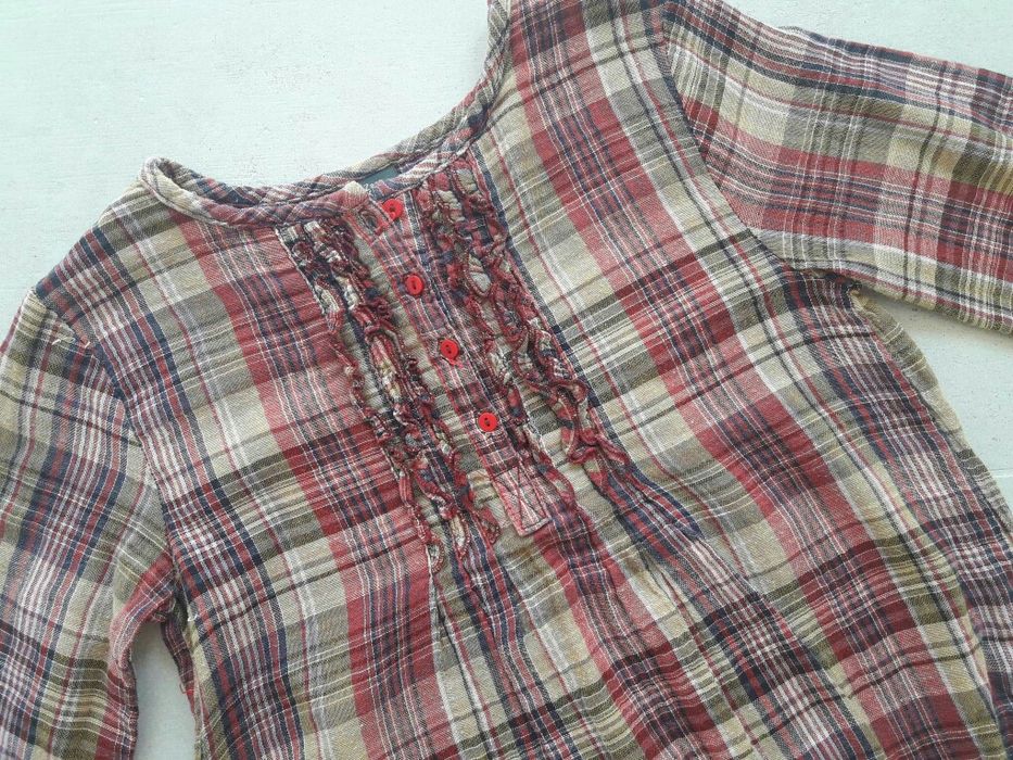 ZARA 116 118 bluzka tunika hipsterska boho etno