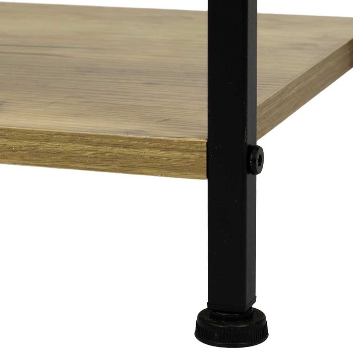 NOWY Regał Na Książki Loft Metalowy Stelaż Półki Dąb Do Biura OKAZJA