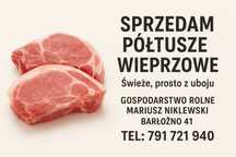 Półtusze wieprzowe prosto od rolnika!