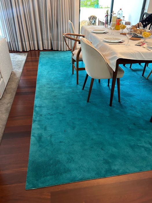 Carpete azul 3x370cm