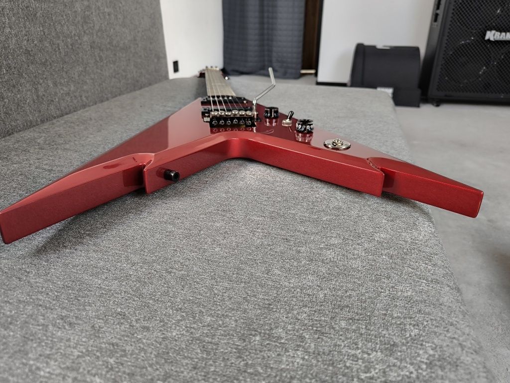 Gitara elektryczna Dean Razorback V Dime Czerwona