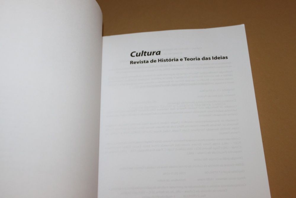 Cultura - Revista de História e Teoria das Ideias Vol. 24/2007