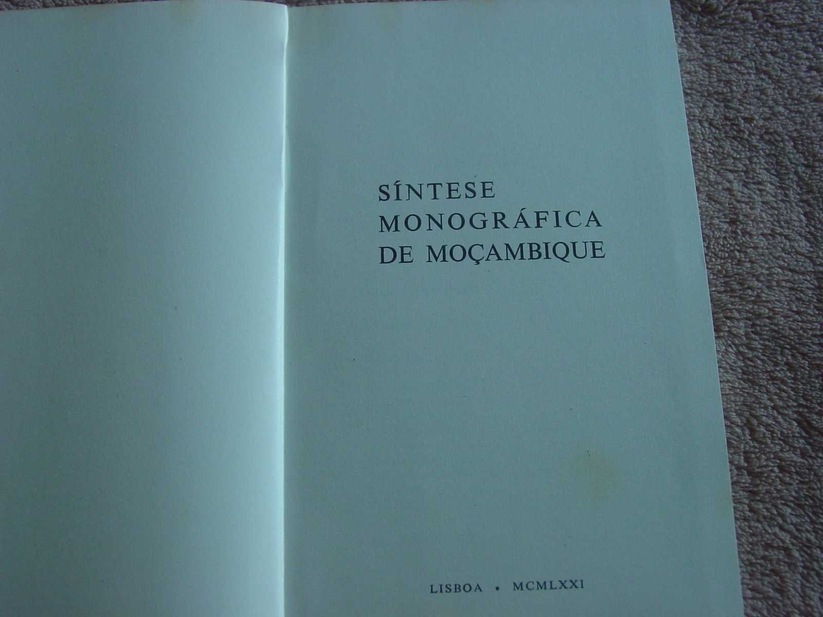 Livro " Província de Moçambique" síntese monográfica (Estado Novo)