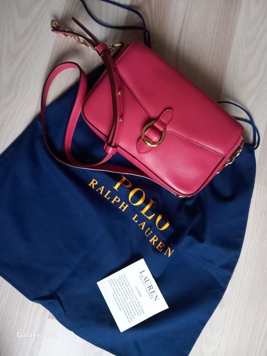 Ralph Lauren torebka oryginalna skóra saffiano