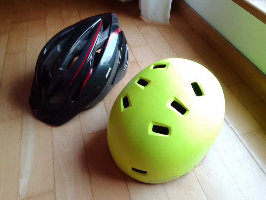 Capacete para bicicleta verde Lima tamanho S/M/L