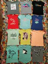 Яскраві,літні,фірмові футболки для дівчинки 10-11 років