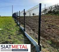 Kompletne ogrodzenie panel fi4 153cm 51 drutów+ podmurówka 20cm URANOS