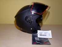 Kask motocyklowy - rozmiar M - otwarty - blenda - długi wizjer - tanio