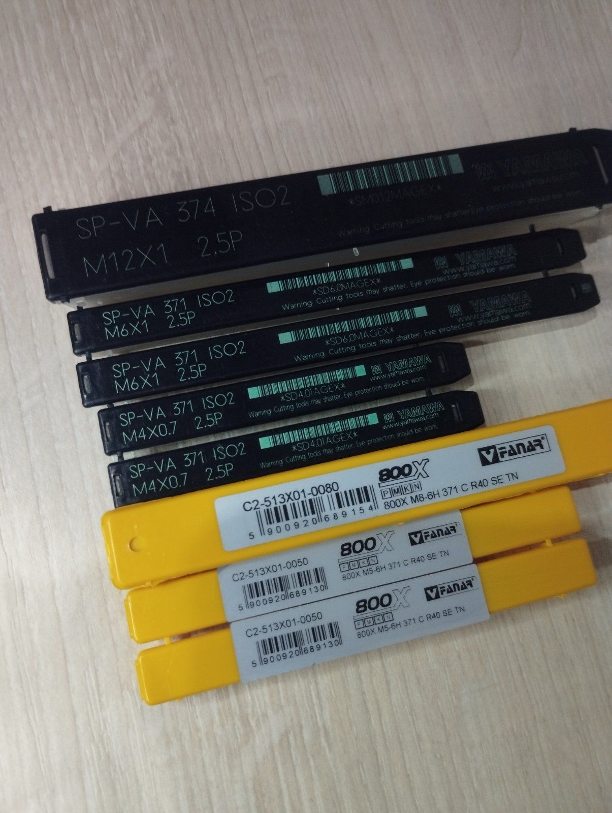 Метчик Yamawa (Япония), Baer, OSG s-sft , Fanar, WALTER AG.
WALTER AG