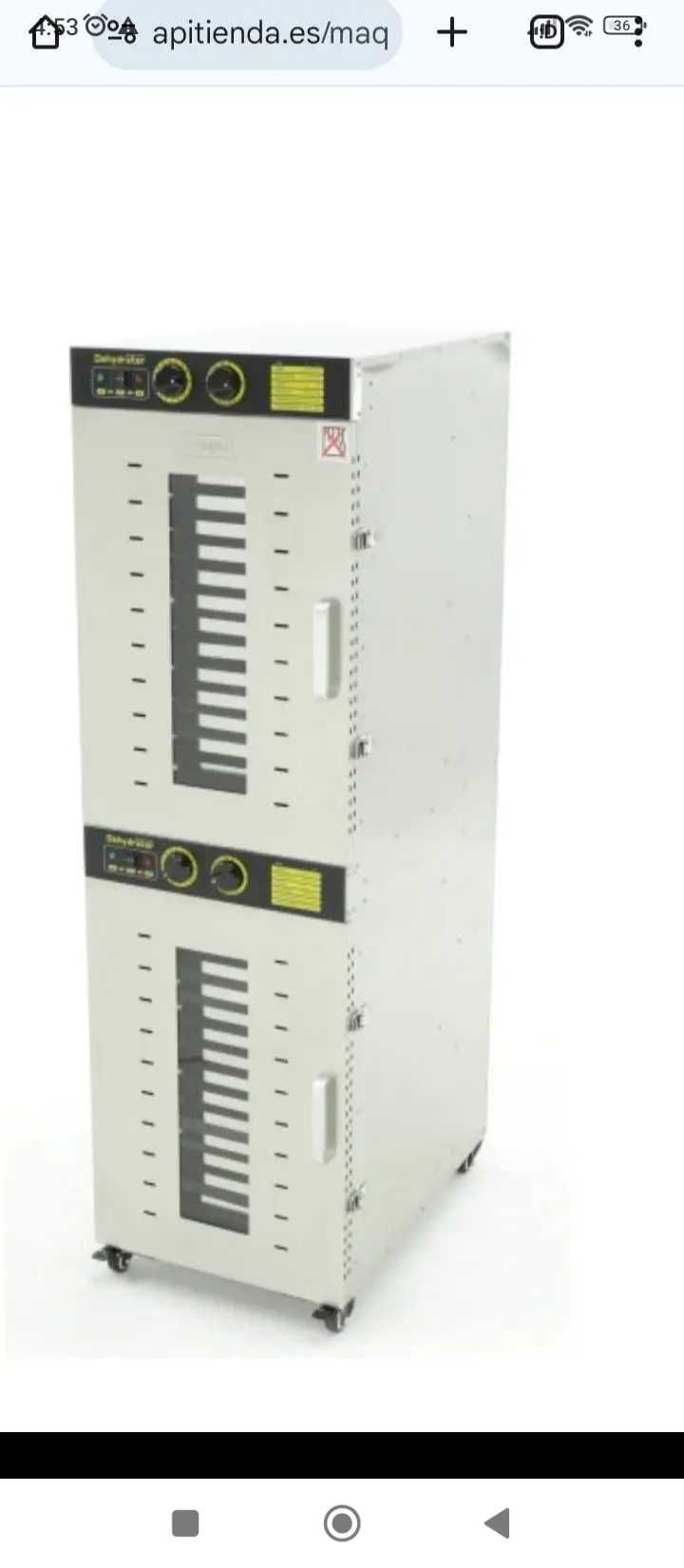 Secador de pólen 32 gavetas
