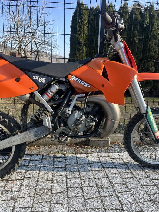 ktm sx 65 + części bardzo dobry stan