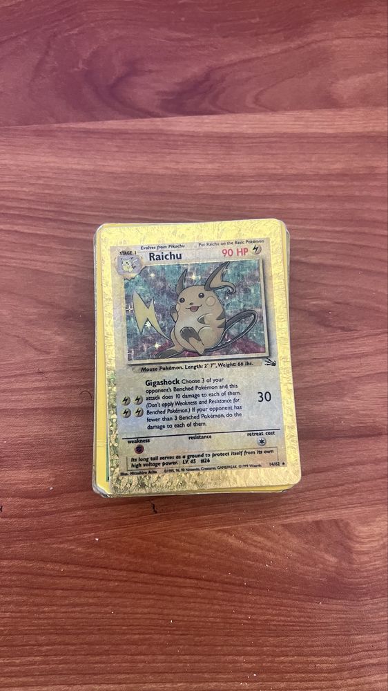 Cartas Pokémon ( 1 coleção )