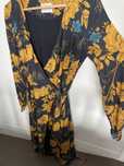 Sukienka w kwiaty midi wrap Bombshe 36/S