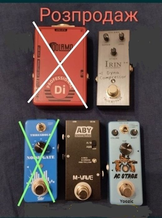 Ефект delay дісторшн бустер ревербератор овердрайв хорус тремоло