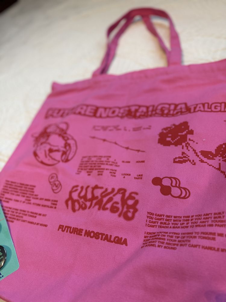 Dua Lipa Merch Torba i Przypinki